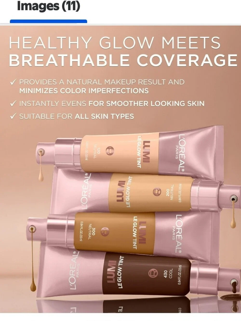 L'Oreal Lumi Le Glow Tint - Neutral 200